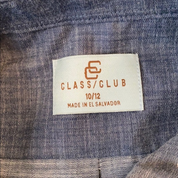 Class Club 10/12 dress shirt on a denim color - Picture 5 of 6